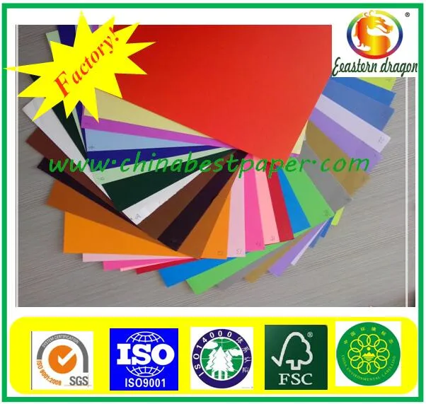 Cartão fluorescente/cartão de papel fluorescente/cartão de papel colorido de qualidade Premium