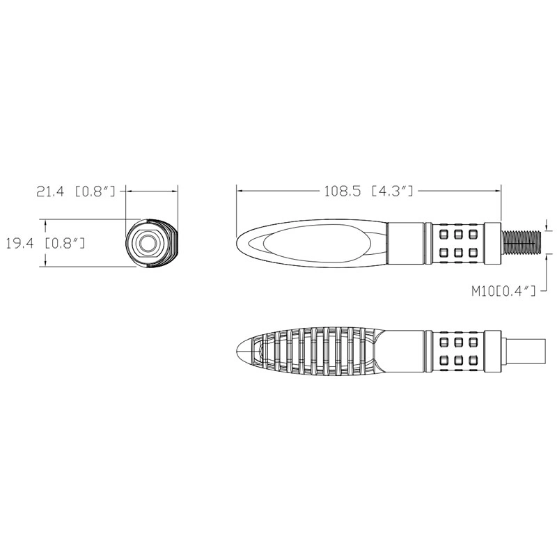 Motorcycle Front/Rear Turn Signals Lm-320