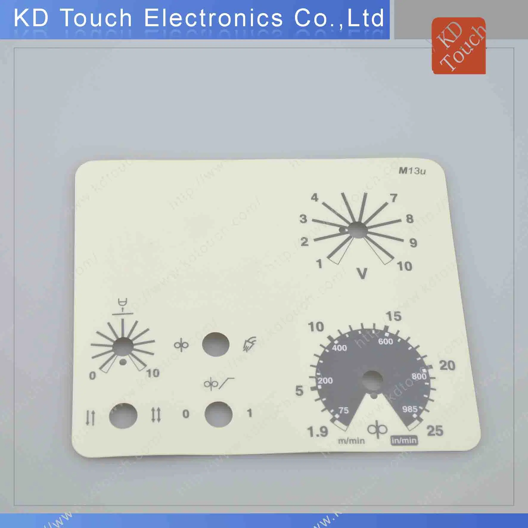 PE Panel gráfico de control de textura para automoción