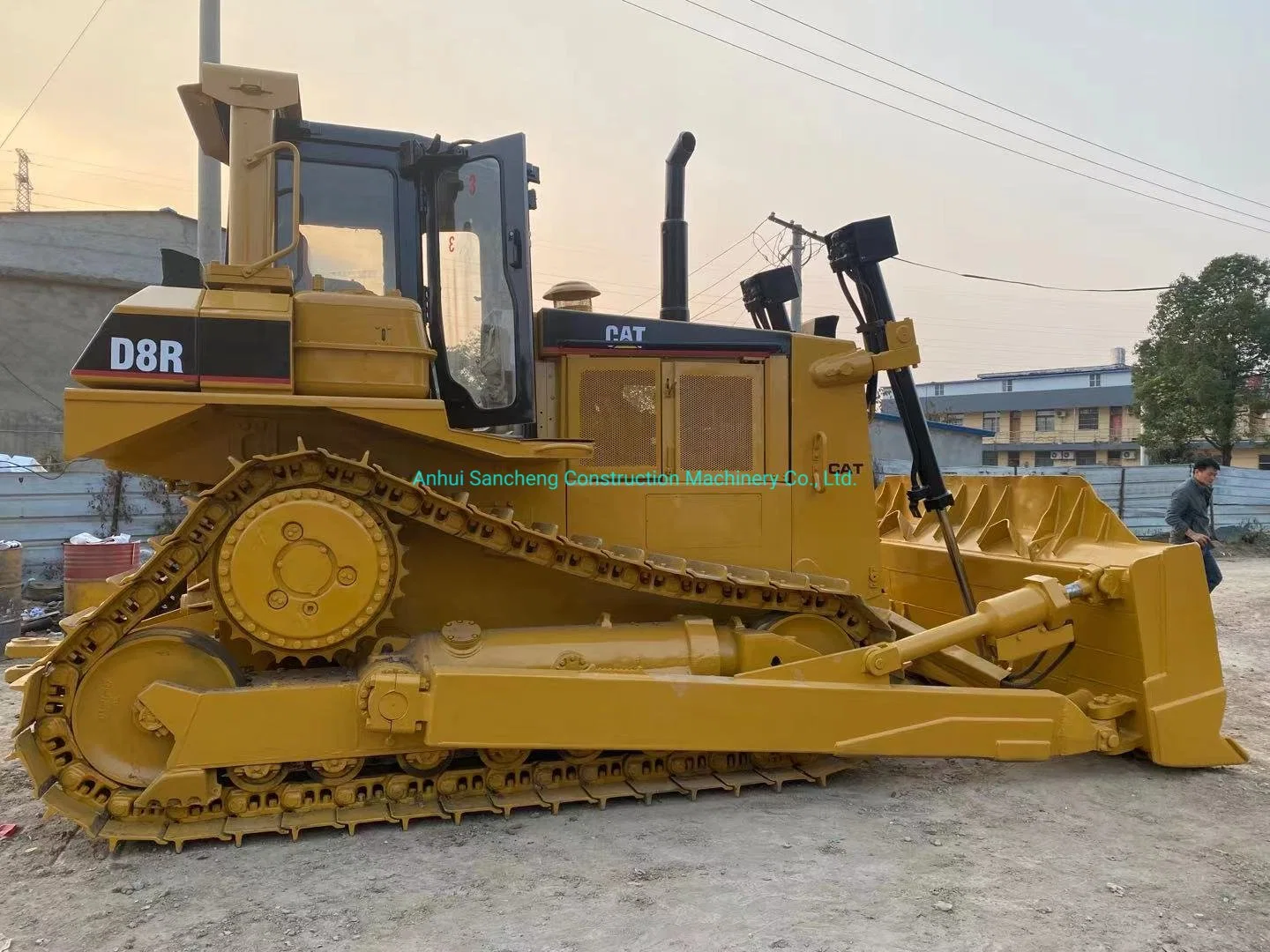 Used Caterpillard8r Chain Tractor Cat D8r Bulldozer for Sale