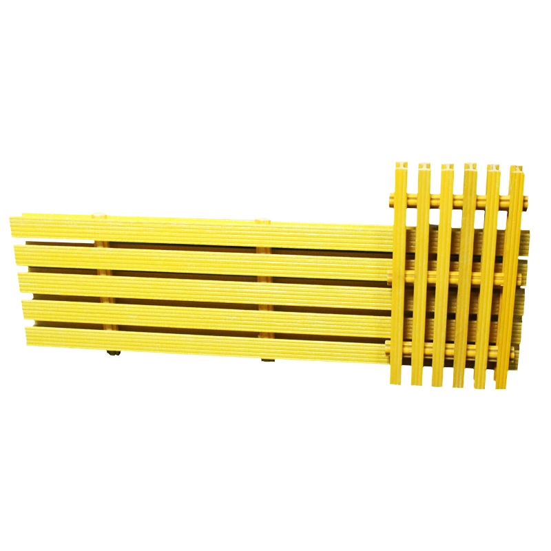 Fibra de vidrio rejilla FRP Pultruda FRP Grilling Pultrusion Grating Pultrusion Fibra de vidrio Productos