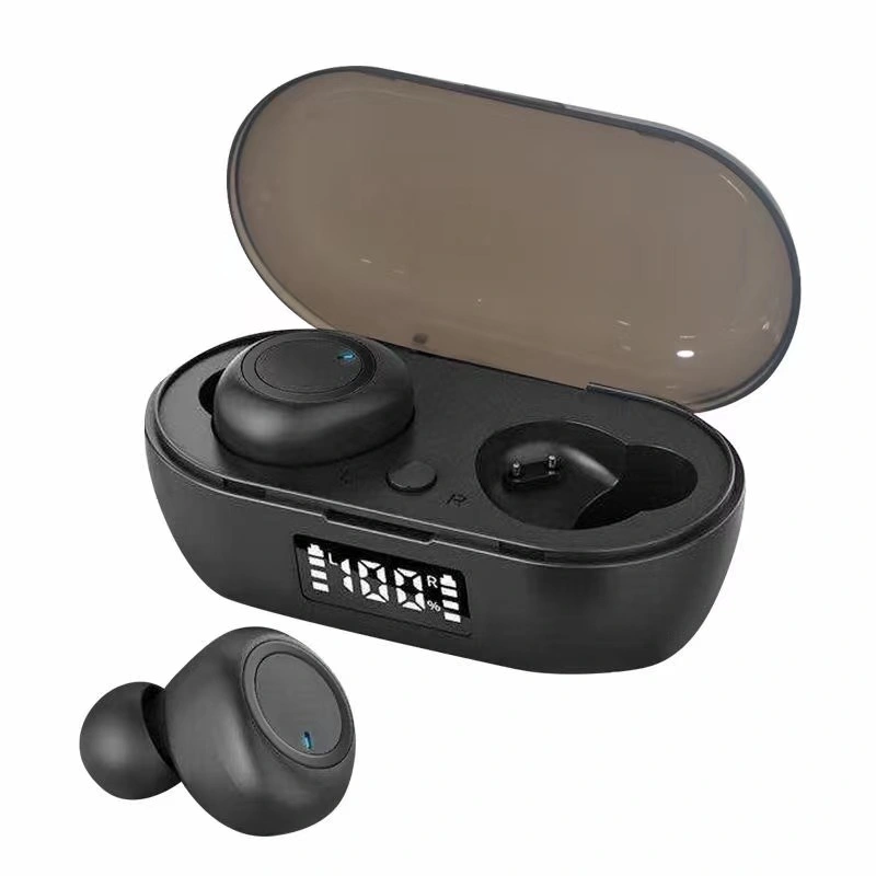 Tws-2 Wireless Bluetooth Gaming Headset Noise Cancelling Battery Display Earphones