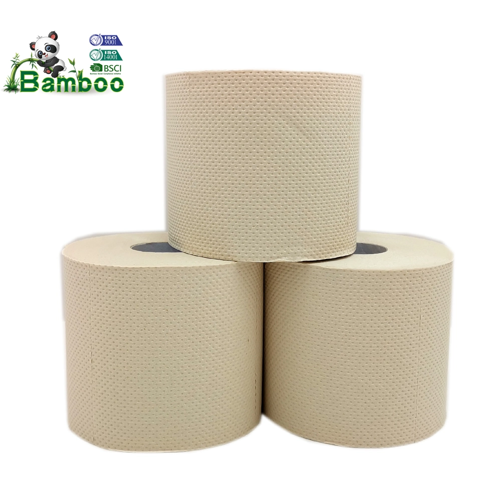 Оптовая торговля 2 Ply крафт-коричневый пользовательских автоматическая бамбук туалетной бумаги