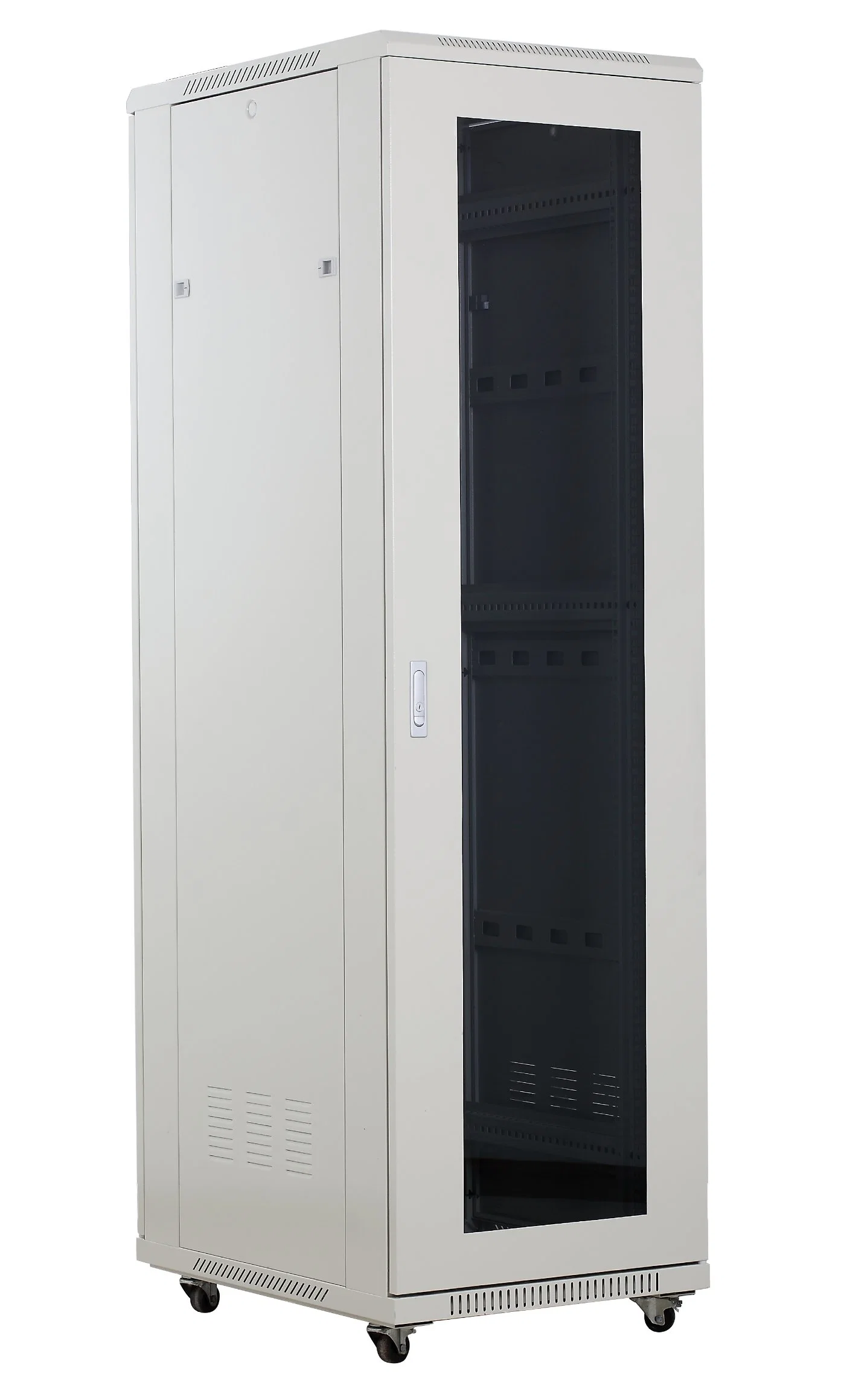 Good Price32u 42u Portable Server Rack Floor Standing Glass Door DDF Network Cabinet