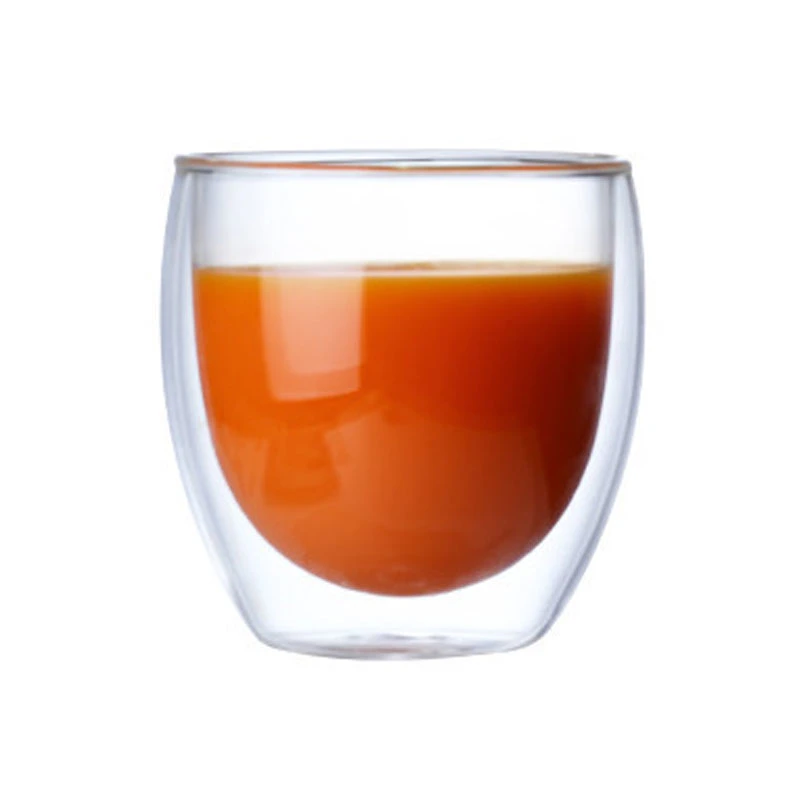 L'oeuf épaissie de forme de double vitrage ménage jus de la tasse de café tasse de lait Cup