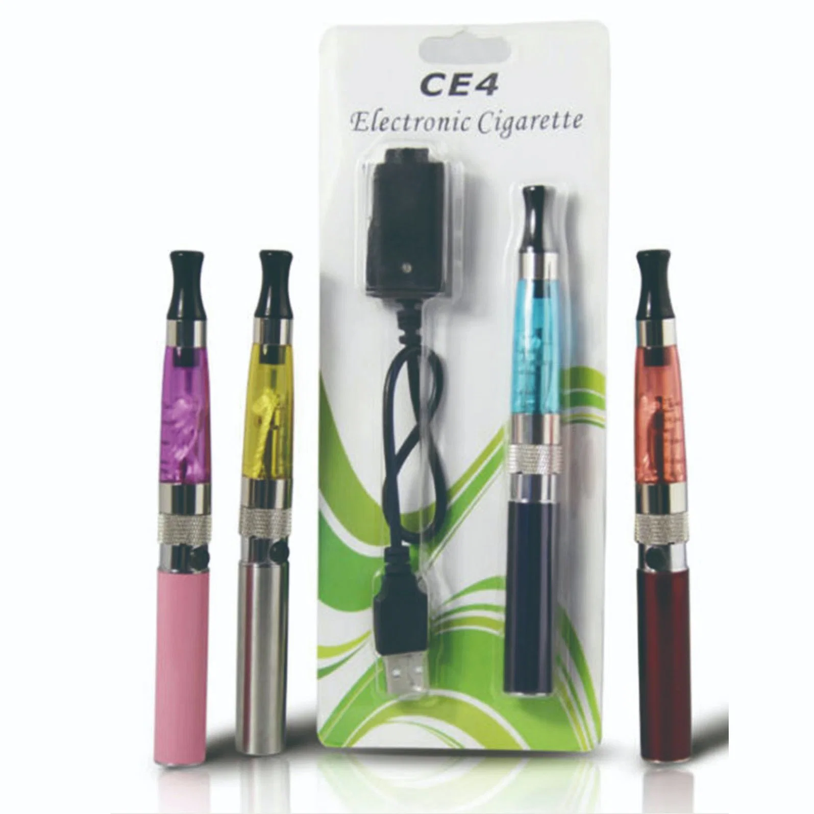 Kits de inicio de cigarrillos de color E con Atomizer Egq T Cigarrillo electrónico