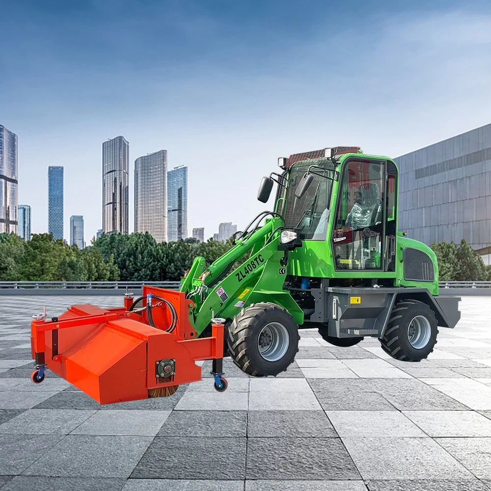 Zl08 Hydraulic Arm Mini Wheel Loader with CE EPA Certificate/Auger/Ditcher/Quick Hitch/Lifting Hook