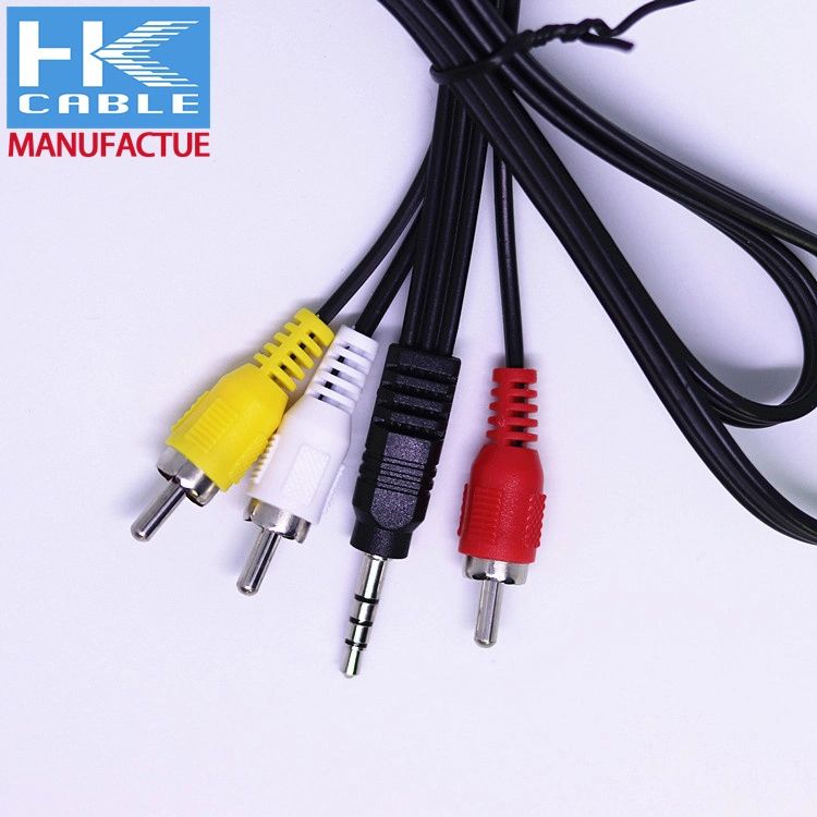 High quality/High cost performance  Waterproof M12 Connector Audio Video to RCA Cable for Rear View Mobile DVR Camera System