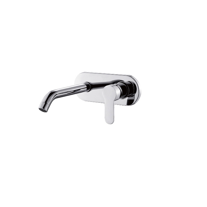 Wall Mounted Concealed Brass Mixer Waterfall Bathtub Faucets