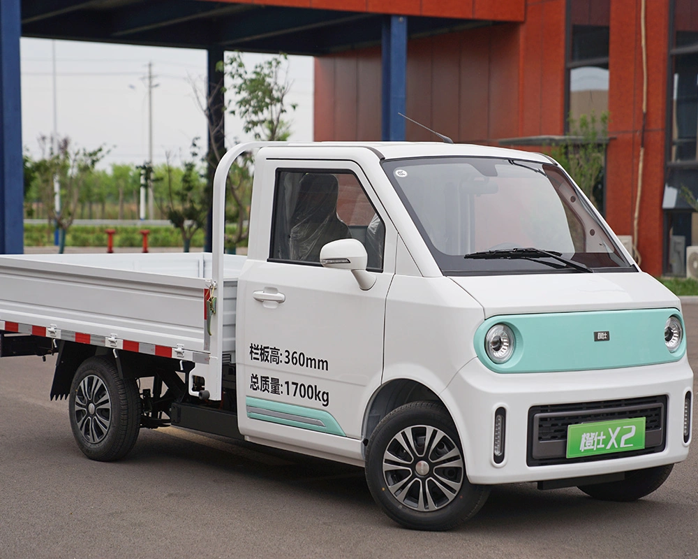 Electric Mini Van Four-Door Two-Seater Van