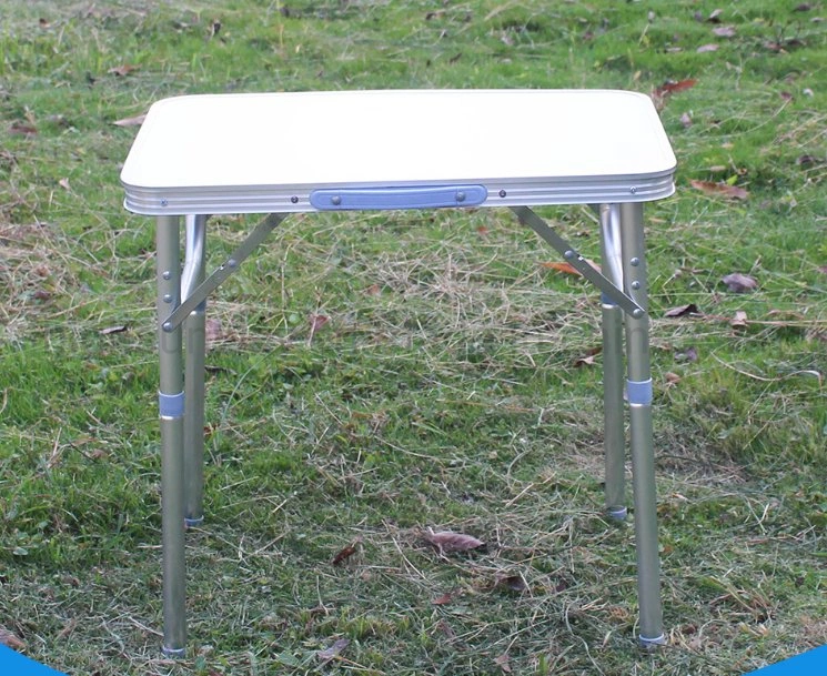 Camping al aire libre Picnic fácil de llevar plegable Suitcase tubo de aluminio plegable Tabla