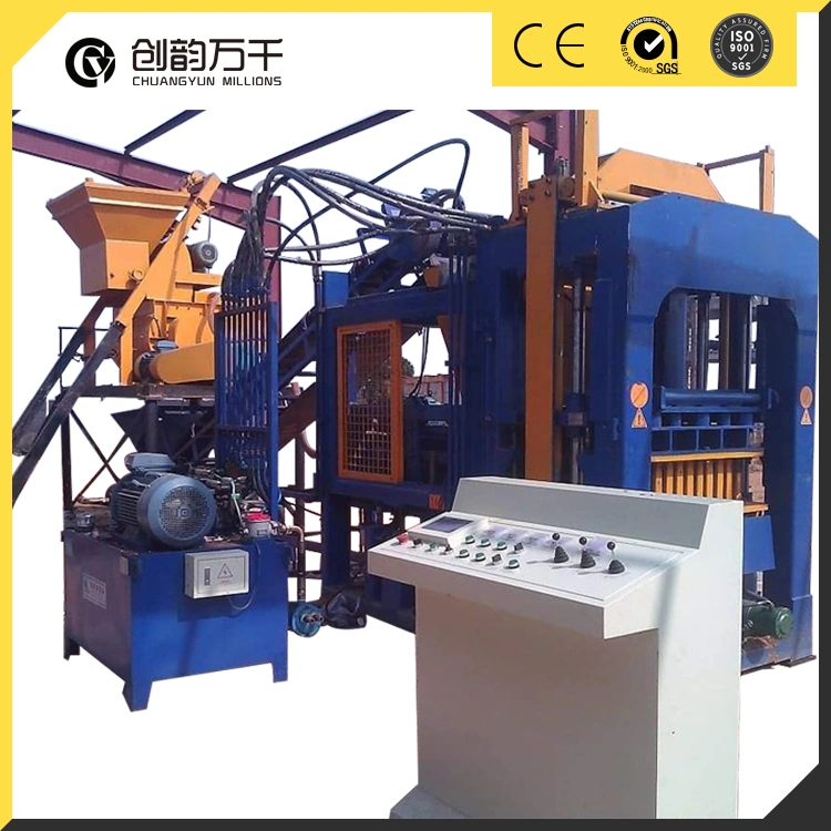 Qt4-15 Hydraulic Fully Automatic Block Making Production Line