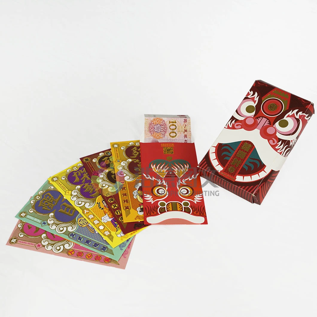 Chinese Wholesale/Supplier Company New Year Red Envelope Hot Stamping Packaging