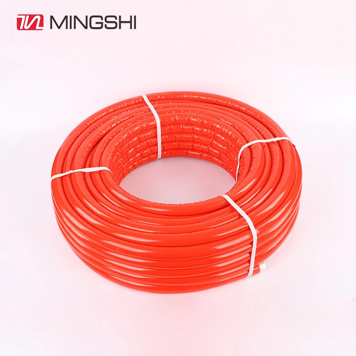 Red&Blue Insulated Pipe for Pex-Al-Pex Pipe Multilayer Pex Pipe PE Pipe Pex-Al-PE Pipe PE-Al-PE Pipe Butt Welded for Hot Water /Cold Water with