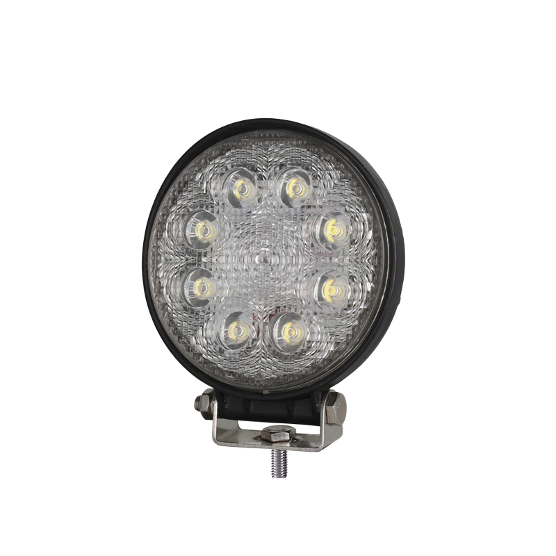 Wholesale/Supplier Waterproof Round 4 Inch 24W LED Work Auto Lights Spot Flood Lamp for Trucks Loaders Excavator Tractor