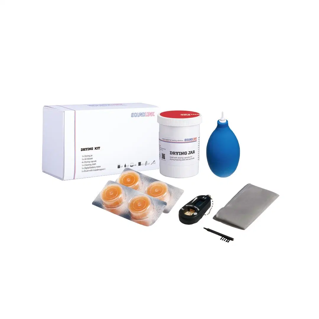 Hearing Aids Drying Tool Kit for Daily Maintenance Hygiene Care