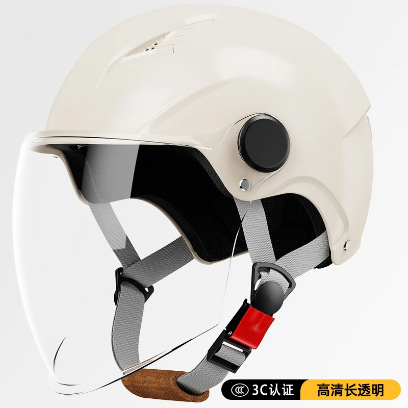 Demi face Flamp up moto casques demi face Helmet de Moto pour café Racer Chopper Scooter moto Helmet Motorradhelm