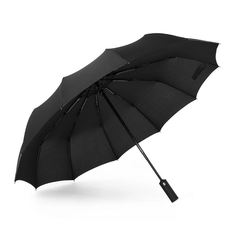 Amazon Best Selling 12K Atacado promoção Moda sombra automática 23 Polegada tamanho grande 2 pessoa tamanho e cor do logotipo personalizado Guarda-chuva dobrável Pongee 3