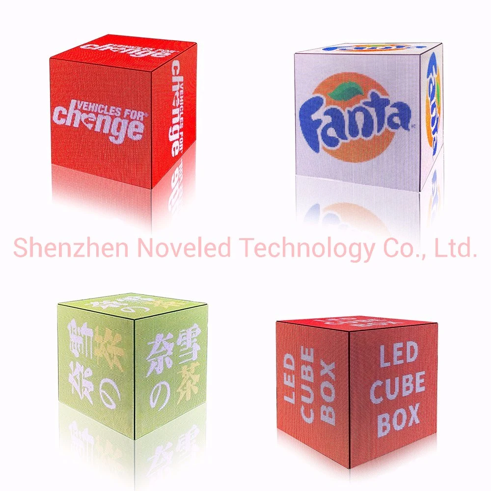 P2.5 /P2.97 /P3 Magic Cube DJ Cabinet Customize LED Display WiFi /USB Control Indoor or Outdoor Magic Cube Advertising Display