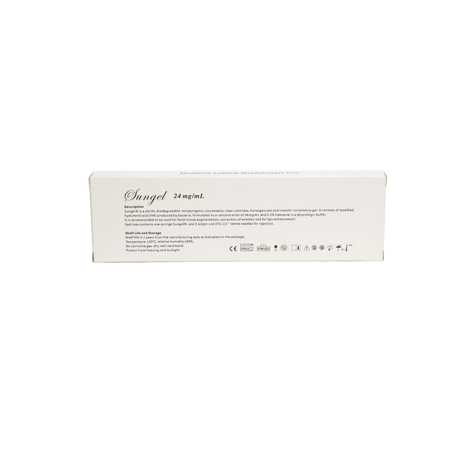 Ha Sodium Hyaluronate Gel Dermal Injectable Nasolabial Folds Cheek Filler Hyaluronic Acid with CE