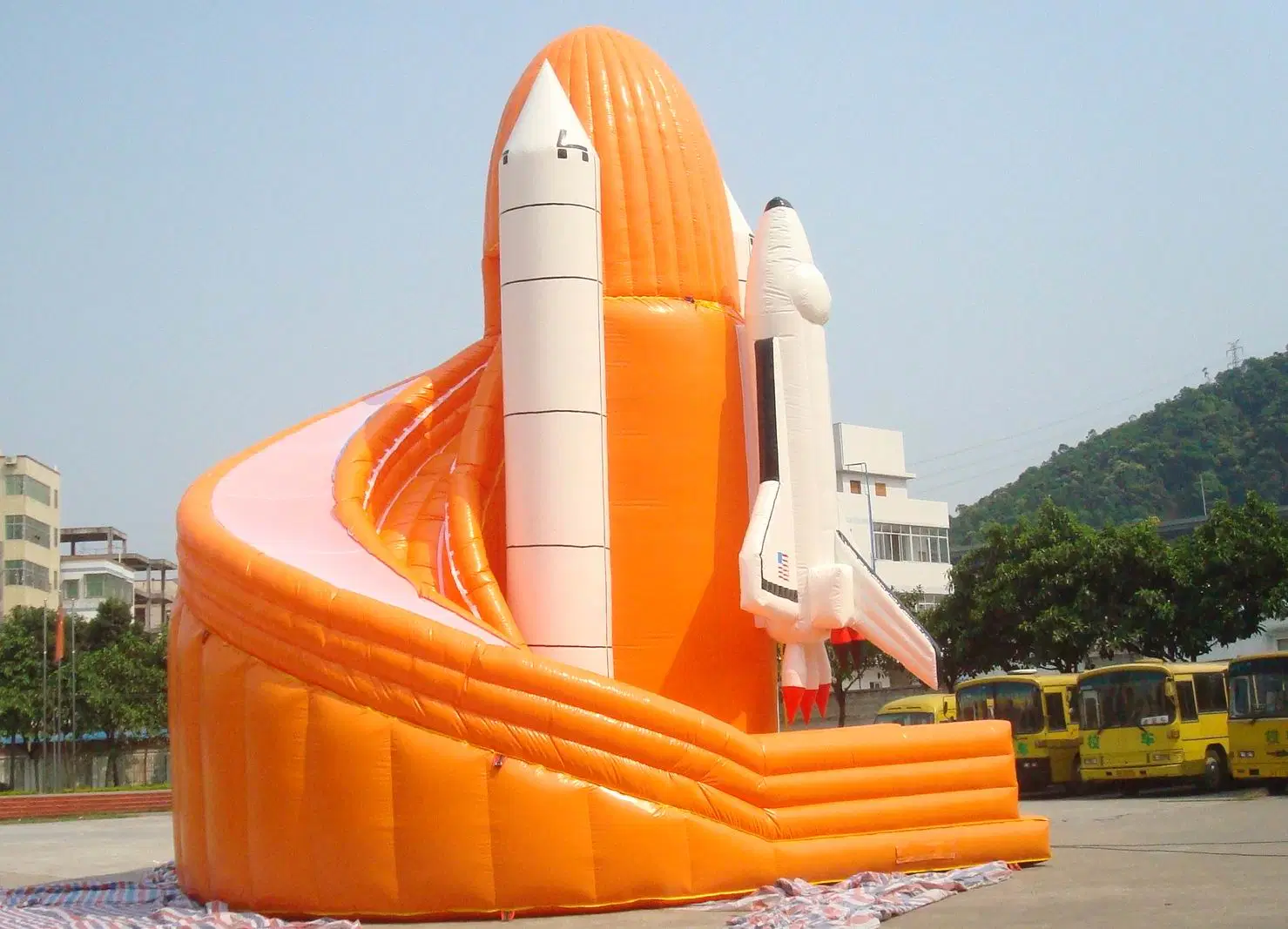 Chinelos de Castelo da Casa de saltos de brinquedos insufláveis clássicos chineses para Parque de diversões