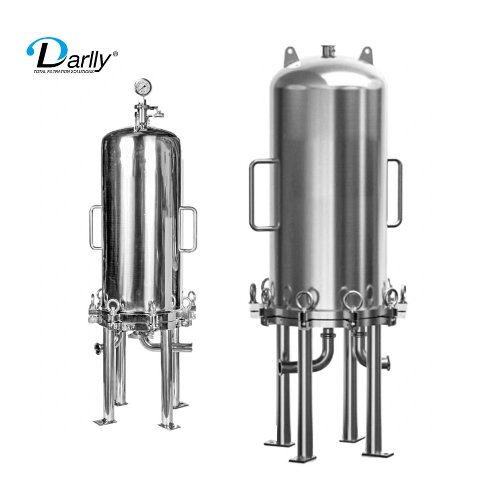 Darlly Filtration Solutions 304/316L Stainless Steel Depth Lenticular Filter Cartridge Housing 12 Inch/16inch