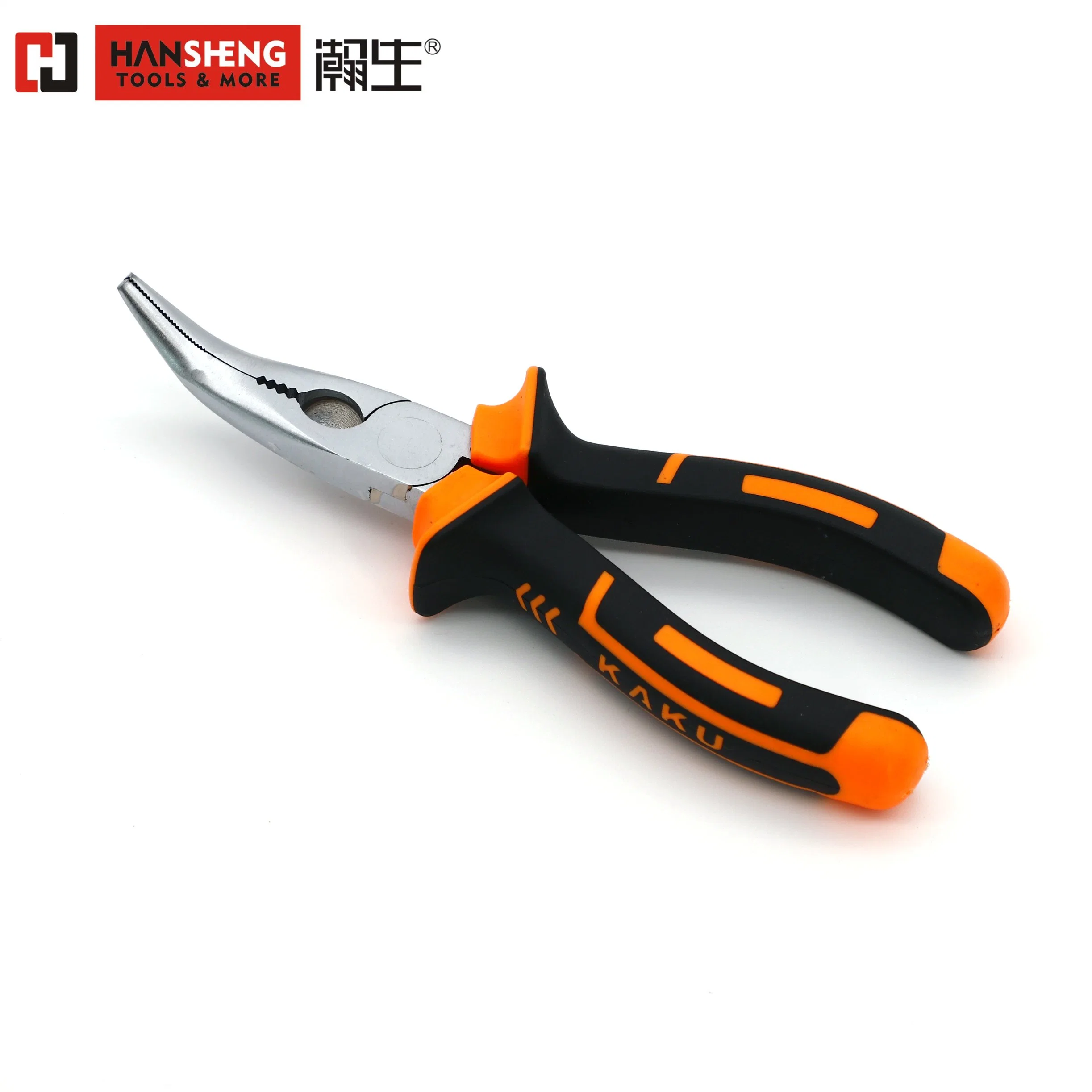 Professional Combination Pliers، 6 بوصات، 7 بوصات، 8 بوصات مصنوعة من CR-V، معالجة الحرارة، Plate-Nickel Plated، مقابض PVC مطلية بالكيل، النوع الألماني، عالية الجودة