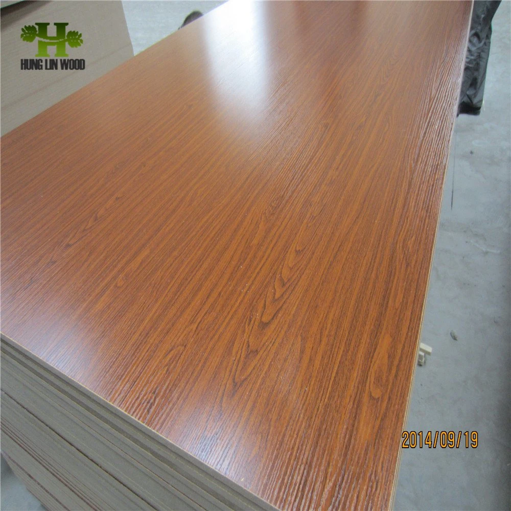 Furniture Grade Natural Veneer/Melamine Laminated HDF/MDF Boards