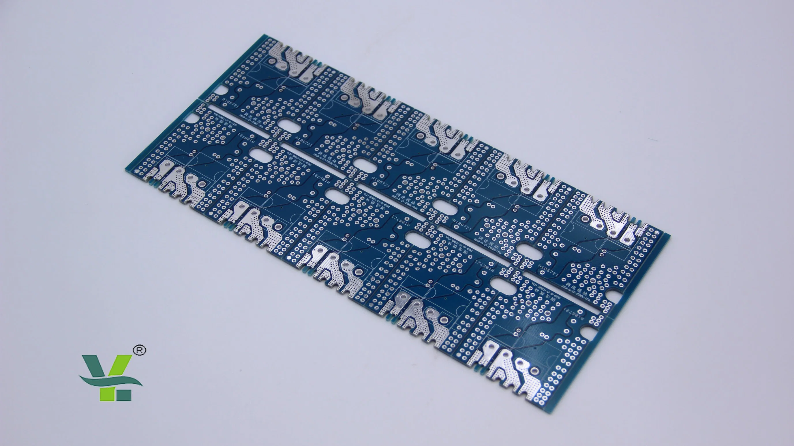 Placa de circuito impresso para fabrico de PCB, metade da ranhura do painel de dois lados