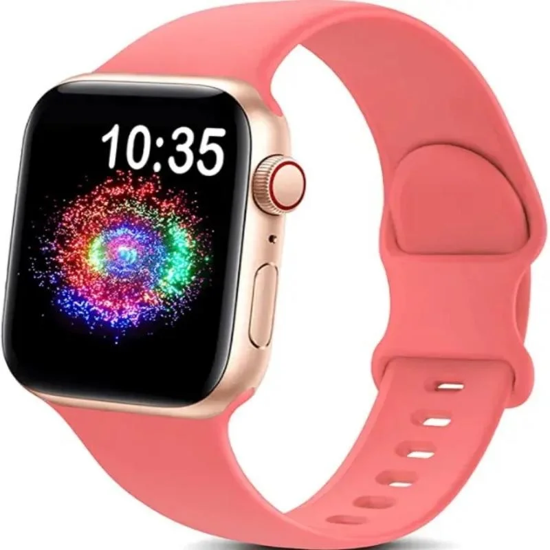 La moda de la banda de reloj de silicona deporte gimnasio para Apple ver