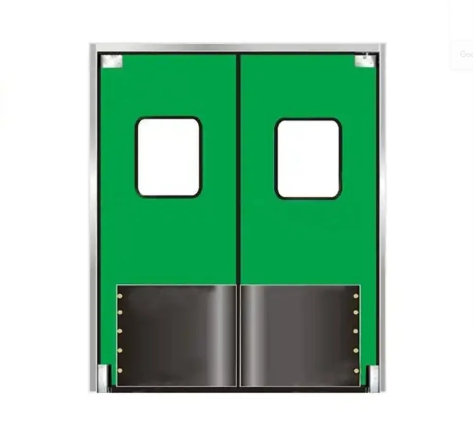 Duplo Ação portas de impacto oscilantes preços baratos Aço inoxidável China Restaurante moderno Anti-Theft Automatic Hospital Door