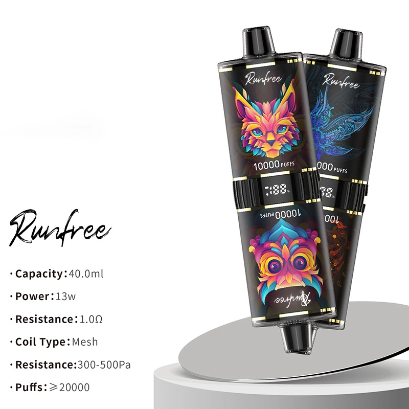 Loja Alibaba marca quente Runfree Vapers Electric Hookah 20000puff Vape Wape grandes puffs e cigarro