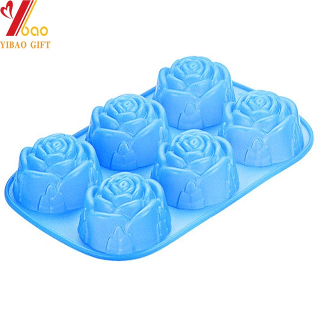 High quality/High cost performance  Custom Flower Shape Logo Silicone Ice Mold Cake Mold Chocolate Mold for Bakeware (XY-CM-376)