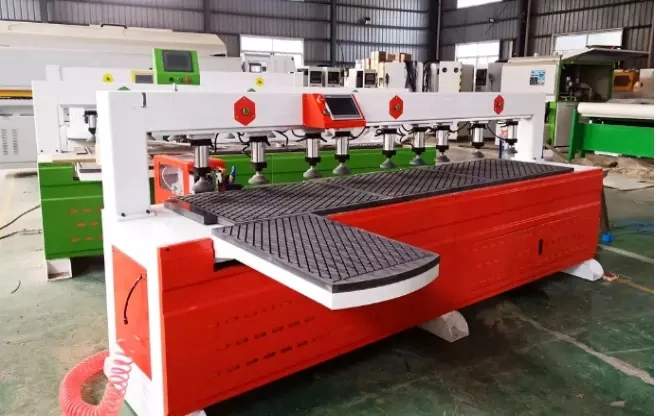 Jinan Factory High quality/High cost performance  CNC Wood Side Hole Boring Drilling Machine for Nesting Wood Furniture
