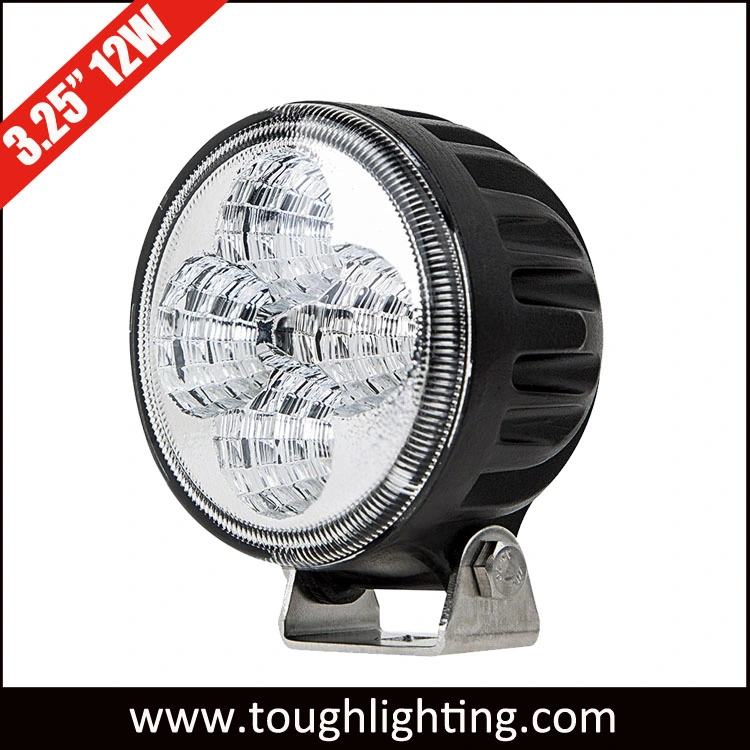 High Power 3" 12W IP67 Waterproof Round Auto LED Working Lamps