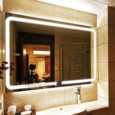 Dedi Digital Interactive Smart Touch Screen Bathroom Makeup Mirror with Speaker for Home