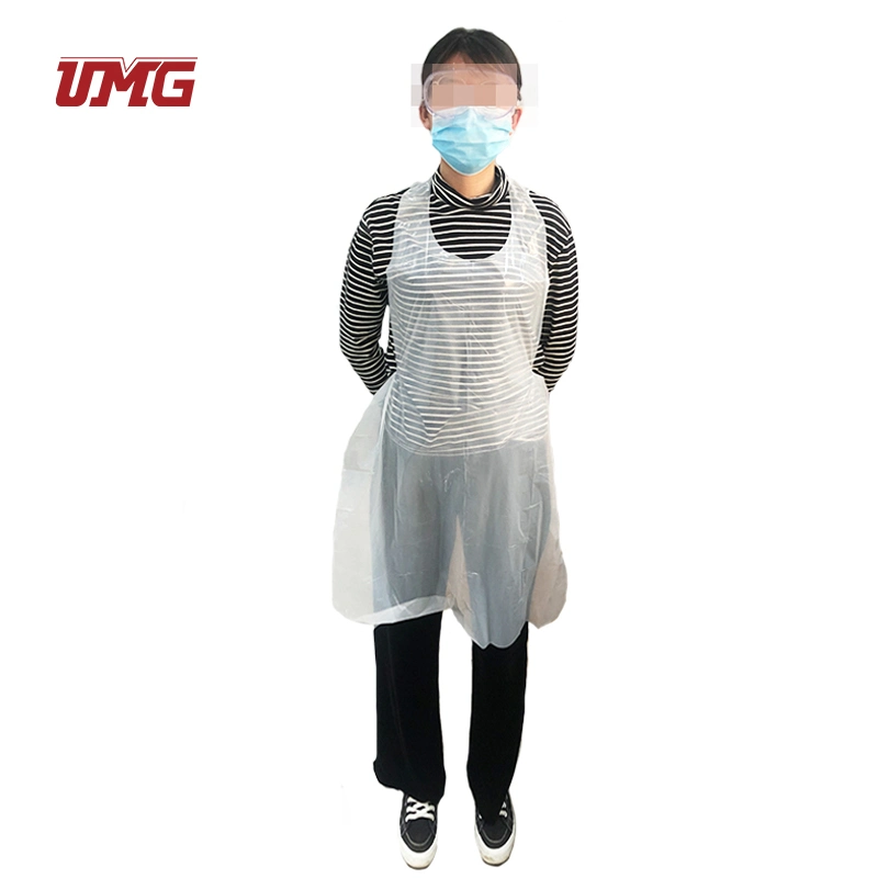 Hot Sale China Supply 7g PE Disposable Apron