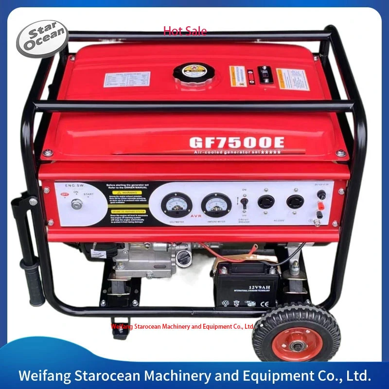 Gasoline Generator Emergency Power Supply 7000W Portable Generator Copper Wire