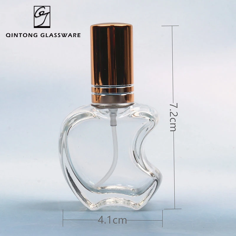 Hot Selling New Design 15ml farbige leere Duft Vintage Kosmetik Verpackung Glas Parfümflaschen mit Kappe