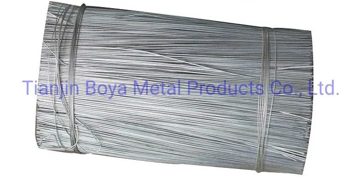 Q195 Galvanized PVC Coated Iron Steel Cutting Straight Wire