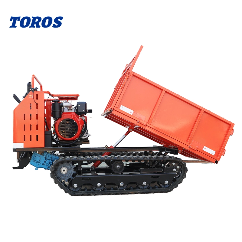 Home Use Mini Crawler Dumper Track Crawler Dumper 1 Ton Crawler Dumper