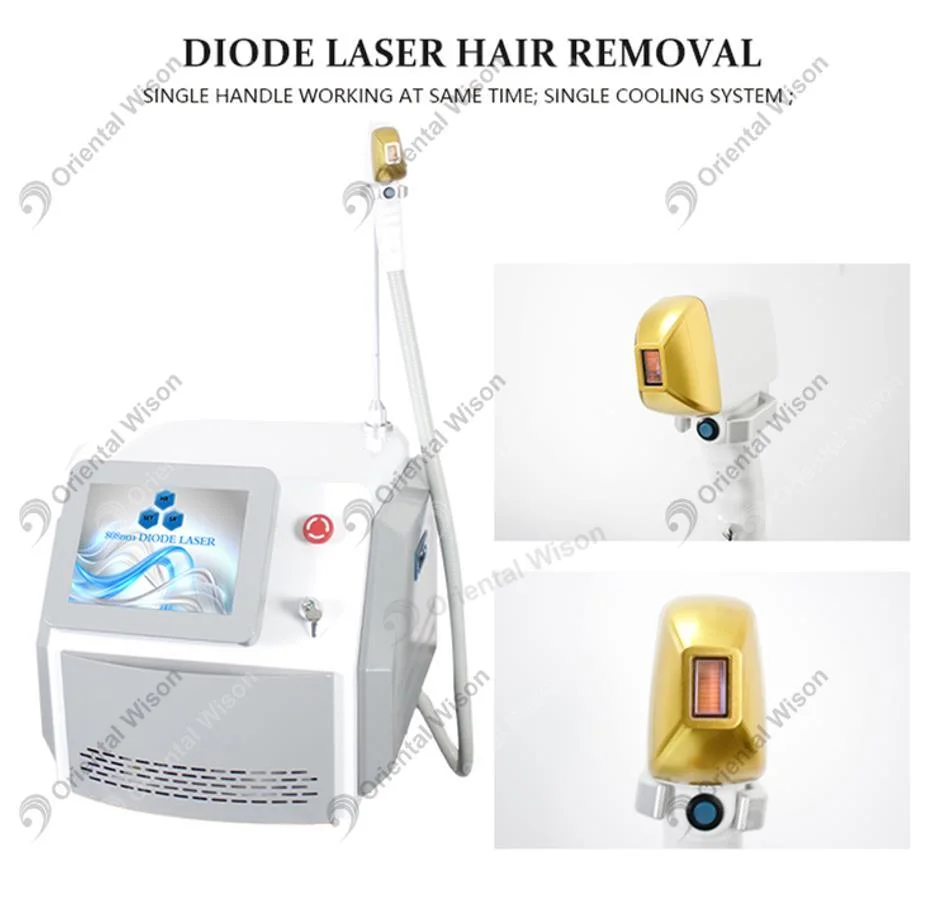 Portable 3 Wave Diode Laser Hair Removal Machine 808 Ice Laser 808 Diode Diode Laser Hair Removal Portable Machine Best Price Equipment