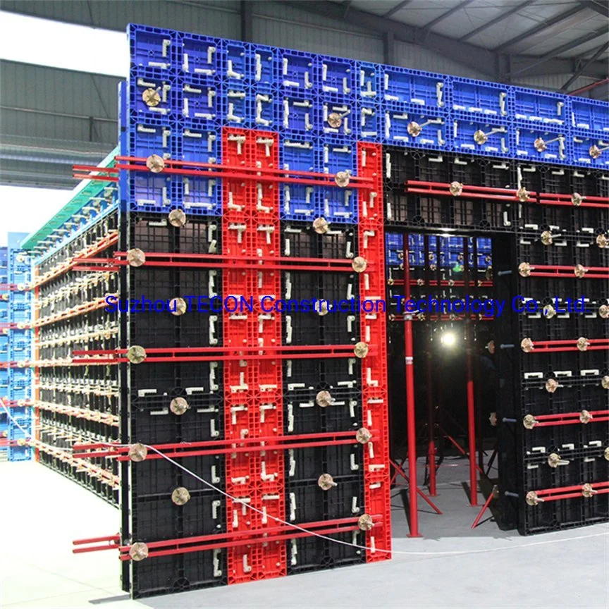 Tecon Reusable Plastic Wall and Column Formwork for House