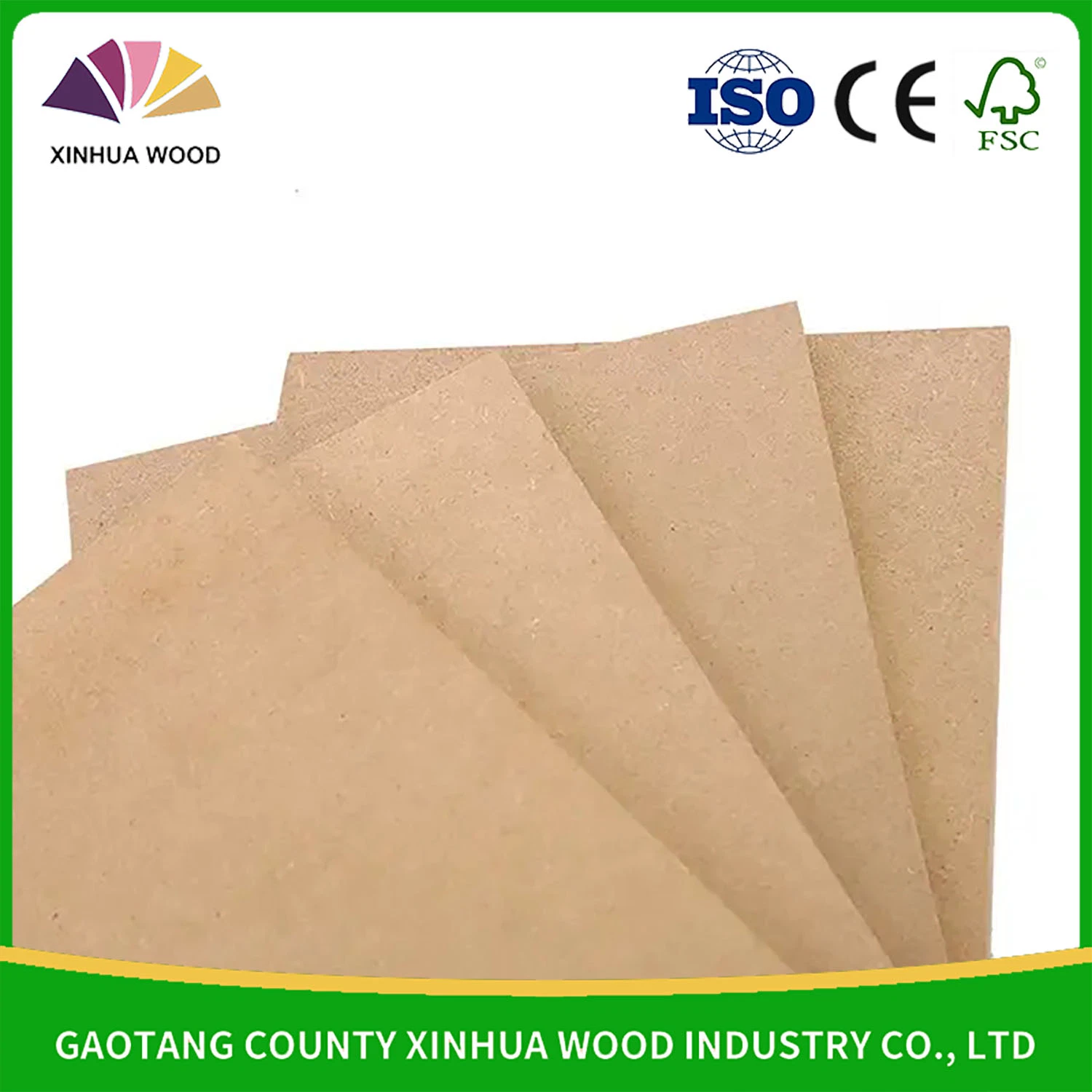 Cheap Price Interior Solid MDF Panel Wood Plain Hollow Core Moulded Door for Houses