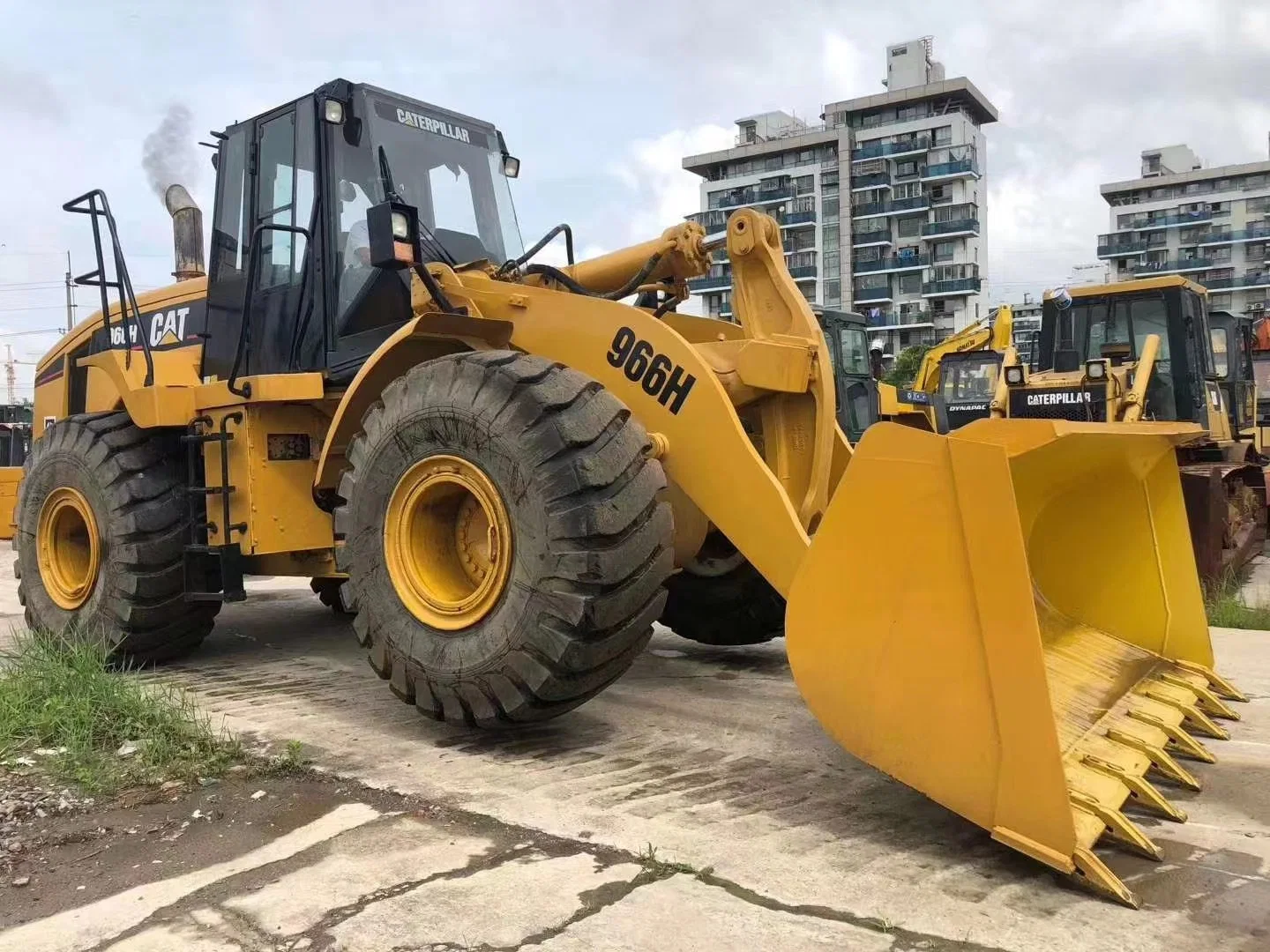 Pá carregadora de rodas secundária Cat 966h utilizou original Catepillar 966 dianteiro Carregador com 1 ano de garantia