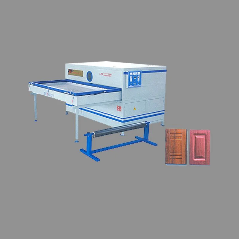Machine de laminage de film/papier PVC pour portes/armoires de machines à bois.
