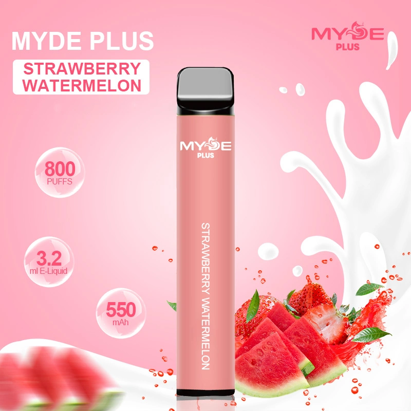 Myde 2% Chine Vente en gros Original Factory jetable bon marché Vape 800 Bouffées