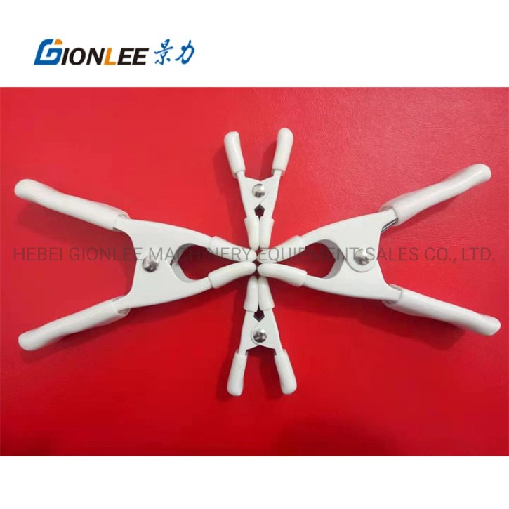 Factory Supply 2" Metal Spring White Rubber Feet Clamps for Tent