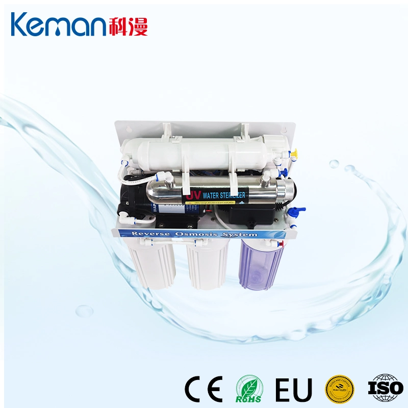 6 Stage Direct Drink RO Water System Water Filter with Ultraviolet Sterilizer UV Lamp