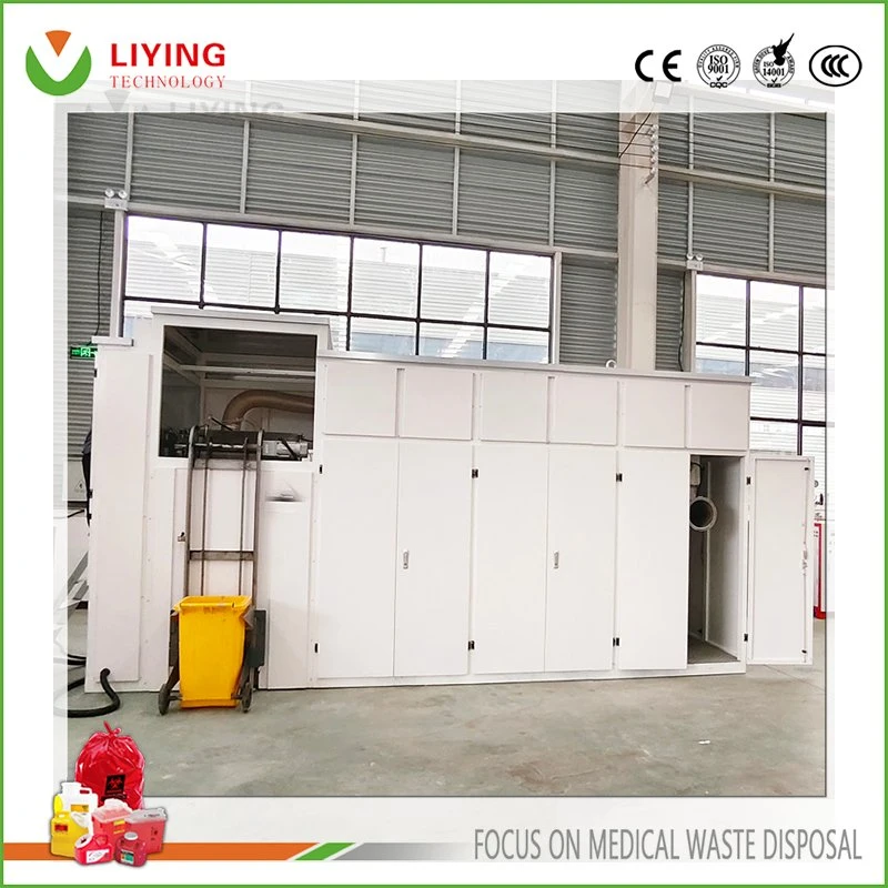 50kg 60kg 120kg Microwave Disinfection Treatment Equipment for Clinic Hospital Medical Waste Disposal